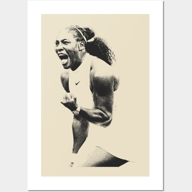 Serena Williams Wall Art by LMW Art